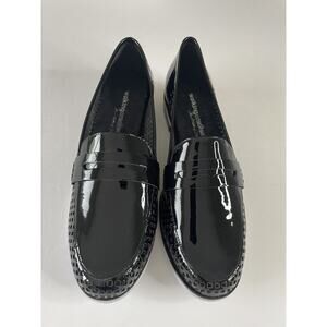 Walking Cradles Whitney Black Perfed Patent Leather Loafer New in Box Sz 10 Med